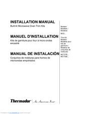 Thermador MCT27EB Installation Manual