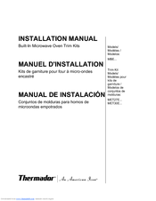 Thermador MET27E Installation Manual