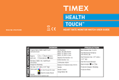 Timex HEALTH TOUCH W265 Instruction Book
