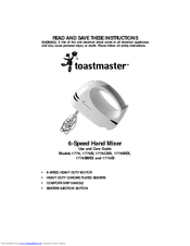 Toastmaster 1776 Use And Care Manual