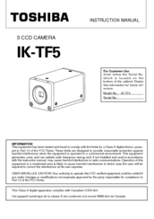 Toshiba IK-TF5 Instruction Manual