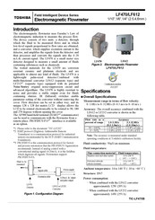 Toshiba Electromagnetic Flowmeter LF470/LF612 Specification Sheet