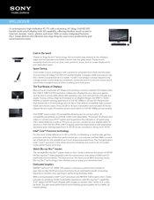 Sony VAIO VPCL22CFX/B Specification Sheet