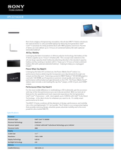 Sony VAIO VPCZ216GX/B Specifications