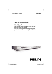 Philips DVP 3960 Manual