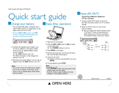 Philips PET721D/12 Quick Start Manual