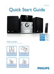 Philips MCM207/12 Quick Start Manual