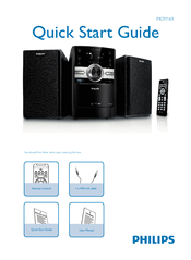 Philips MCM169/61 Quick Start Manual