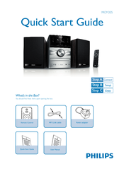 Philips MCM205/12 Quick Start Manual