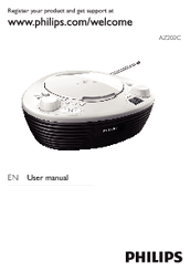 Philips CD Soundmachine AZ202C User Manual