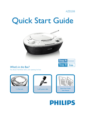 Philips AZD208/05 Quick Start Manual