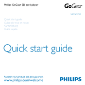 Philips SA3SDV00DN/02 Quick Start Manual