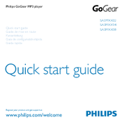 Philips SA3MXX04K/02 Quick Start Manual
