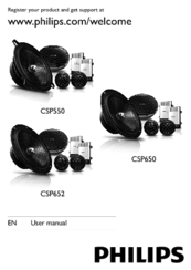 Philips CSP650/51 User Manual