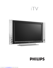Philips 26HF5444/10 Manual