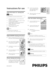 Philips SVC2235/10 Instructions For Use Manual