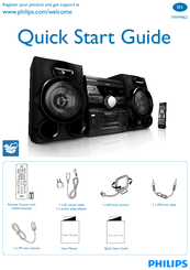 Philips FWM462X/77 Quick Start Manual