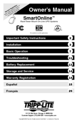 Tripp Lite SmartOnline 2-9USTAND Owner's Manual