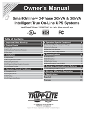 Tripp Lite SmartOnline SU20K3/3R5 Owner's Manual