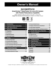 Tripp Lite SmartOnline SU10KRT1X Owner's Manual