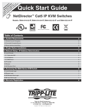Tripp Lite NetDirector B064-032-02-IP Quick Start Manual