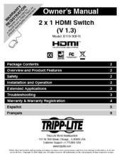 Tripp Lite B119-302-R Owner's Manual