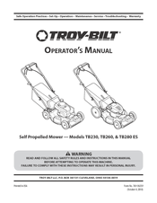 Troy Bilt Tb280 Es Manuals Manualslib
