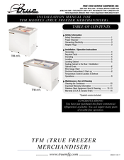 True Manufacturing Company TFM-29FL Installation Manual