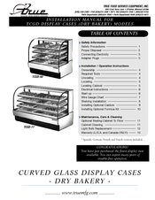 True Manufacturing Company TCGD-50 Installation Manual