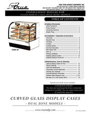 True Manufacturing Company TCGDZ-50 Installation Manual