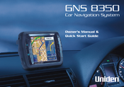Uniden GNS8350 Owner's Manual