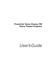 Epson PowerLite 700 User Manual