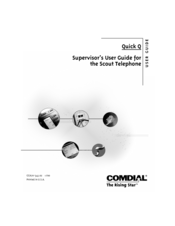 Comdial Scout Telephone User Manual