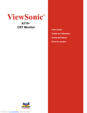 ViewSonic UltraBrite A71f+ User Manual