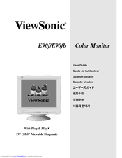 ViewSonic E90-3 User Manual