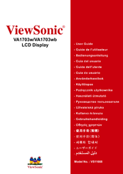 ViewSonic VA1703w-2 User Manual