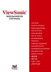 ViewSonic VA2012b User Manual