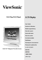ViewSonic VE170mb User Manual
