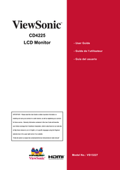 ViewSonic CD4225 User Manual