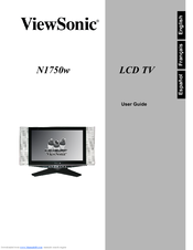 ViewSonic N1750W User Manual