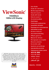 Viewsonic FuHZIOn VX2268wm Manuals 