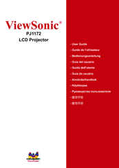 ViewSonic PJ1172 - XGA LCD Projector User Manual