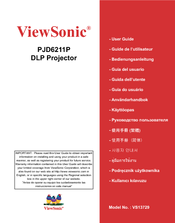 ViewSonic PJD6211P User Manual