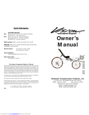 Vision R54 Owner's Manual