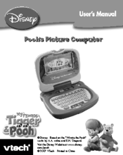 VTech Winnie the Pooh Pooh s Picture Computer Product Manual