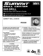 Weber SUMMIT 56568 Owner's Manual