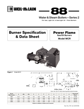 Weil-McLain Gas Burner Specification