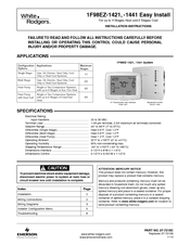 White Rodgers EMERSON BLUE 1F98EZ-1421 Easy Installation
