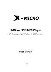 X-Micro XMP3II-128 User Manual
