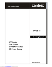 Xantrex XPF 35-10 Operating Manual